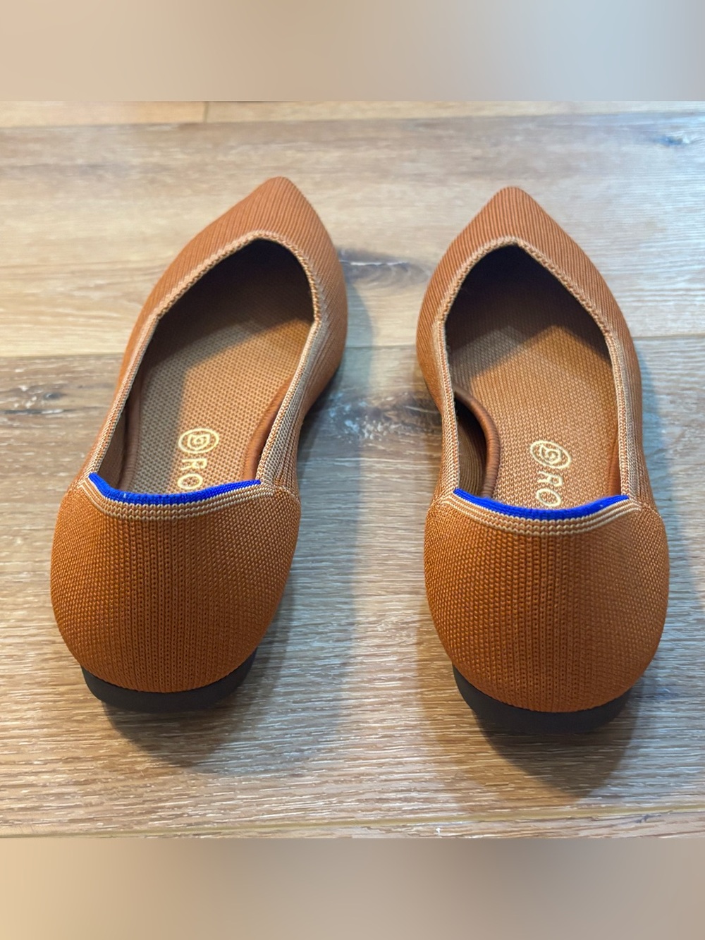 NWOT - Rothy's Women's The Point Amber Knit Flats - 11 - Picture 3 of 4